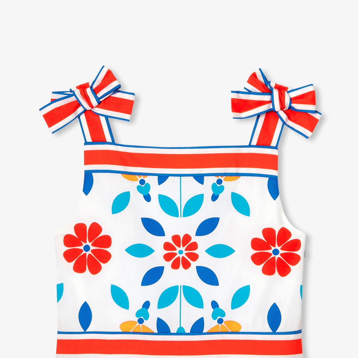 Girl dress in poplin