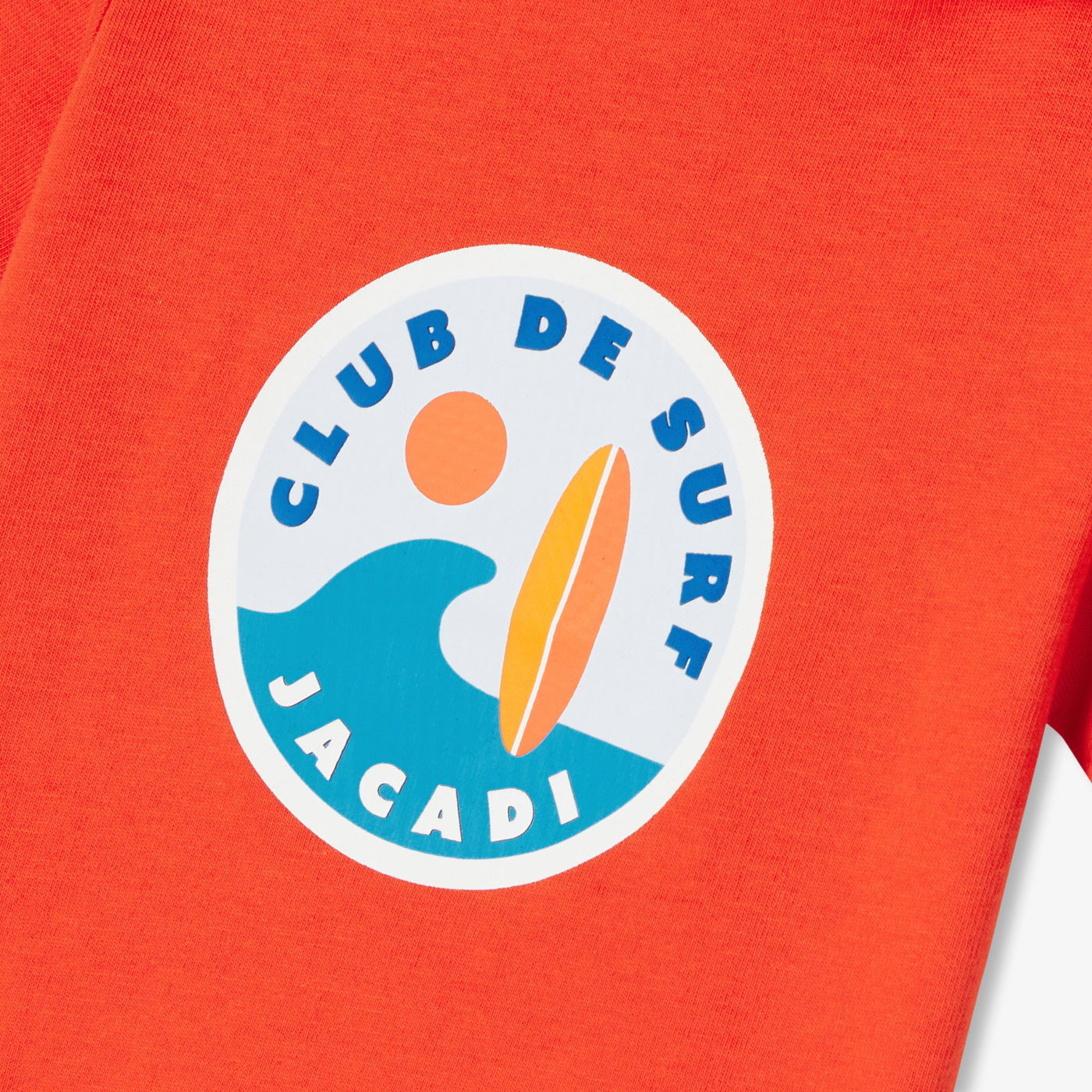 Baby boy short-sleeved T-shirt - dark orange