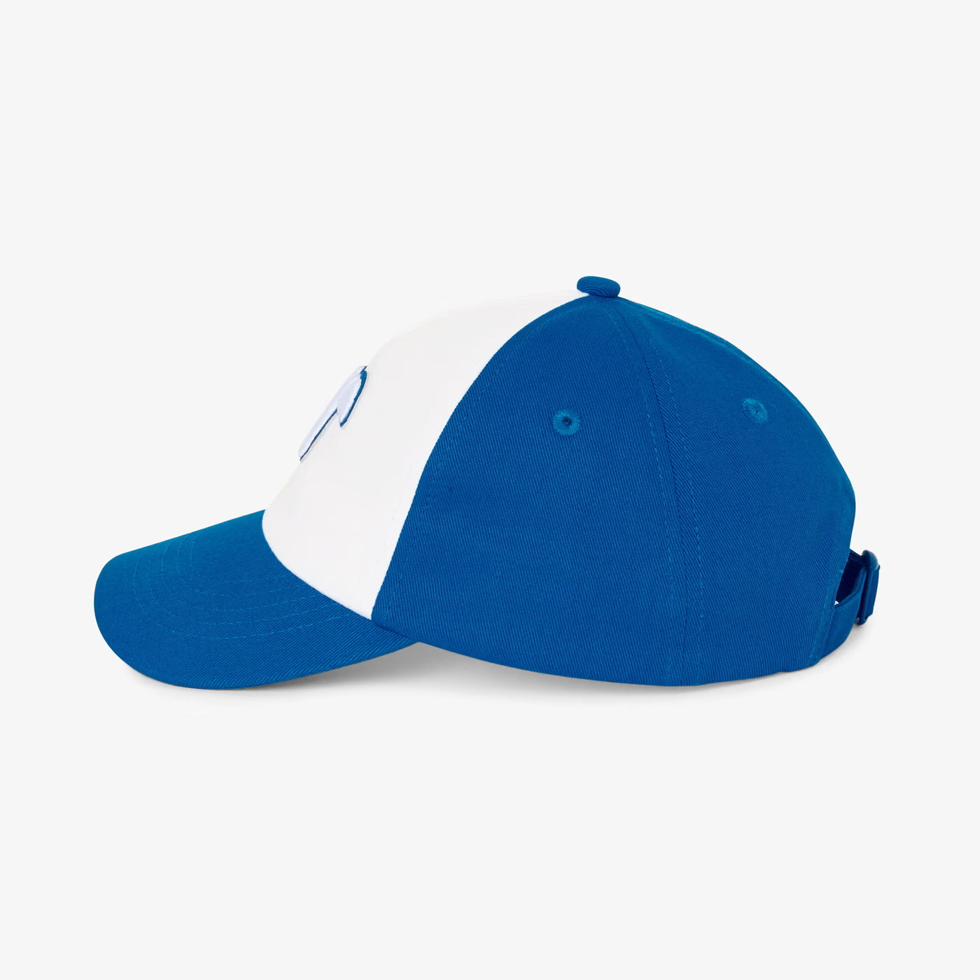 Children's color block cap - blue