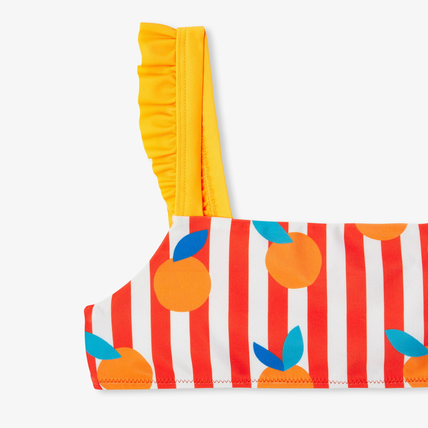 Girl 2-piece swimsuit - orange/multicolour