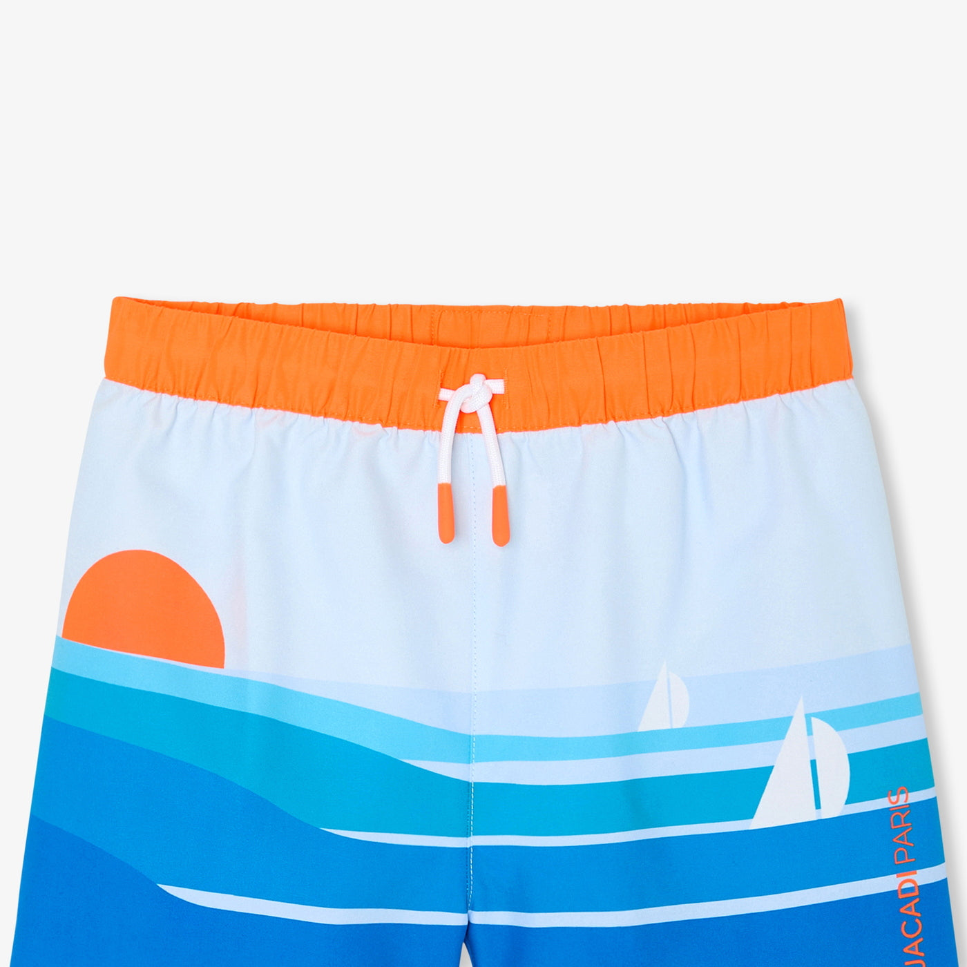 Boy's swim shorts - blue/multicolour