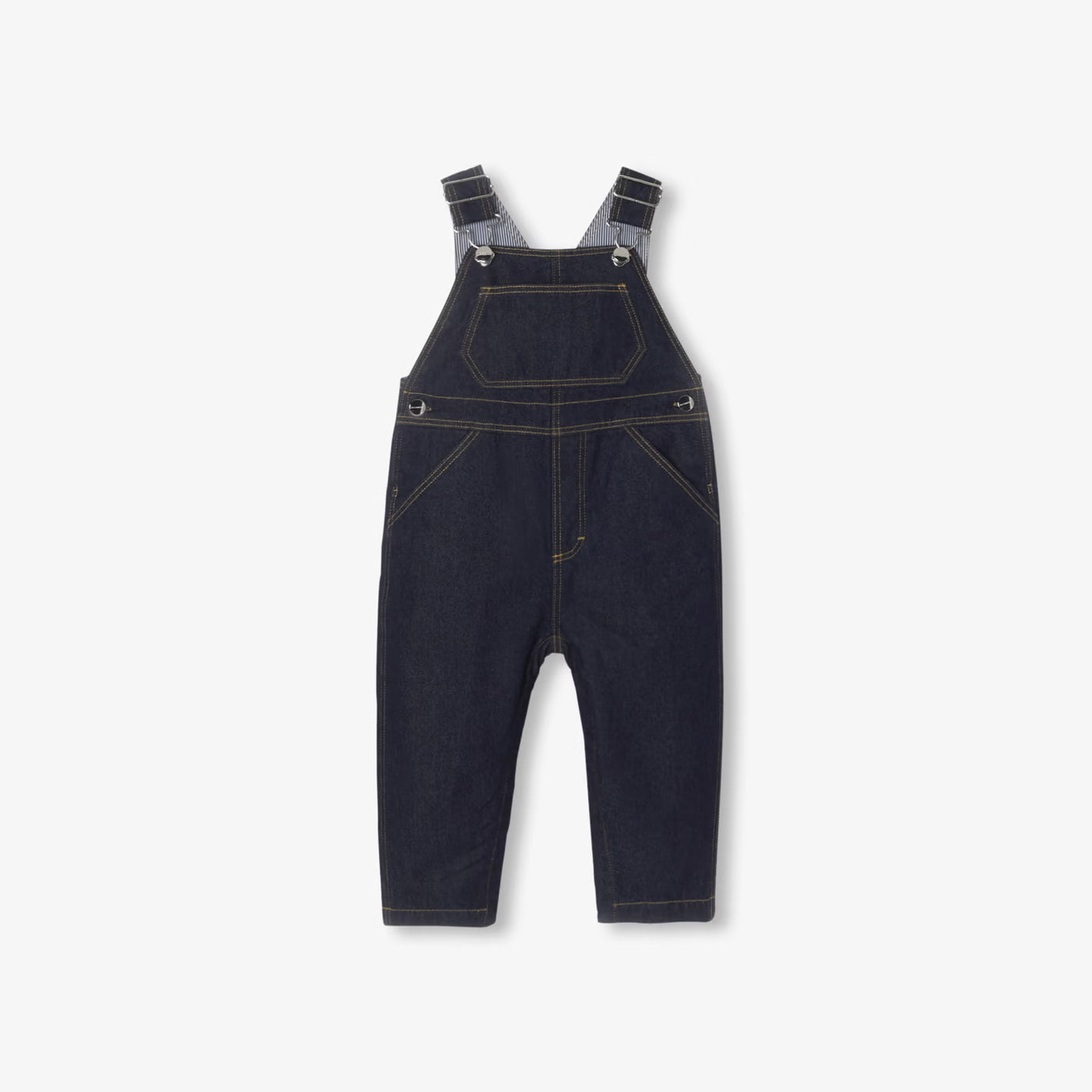 Baby boy denim overalls - dark denim