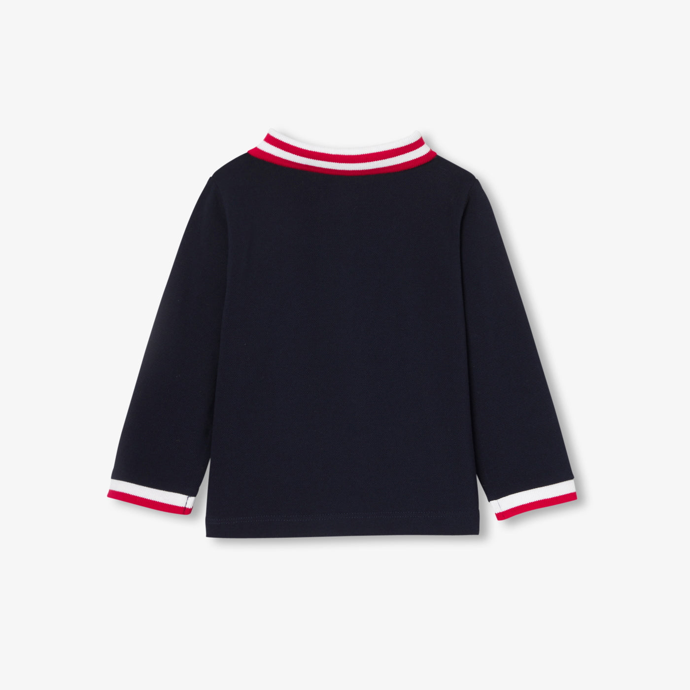 Baby boy long-sleeved polo shirt - marine jacadi