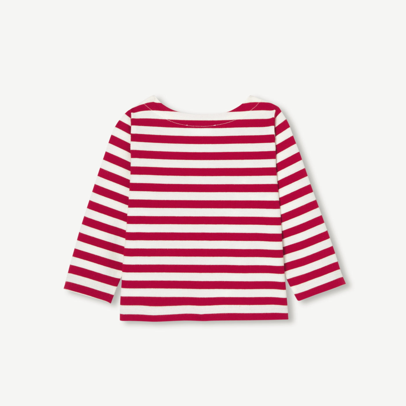 Baby boy Breton tee - blanc/rouge
