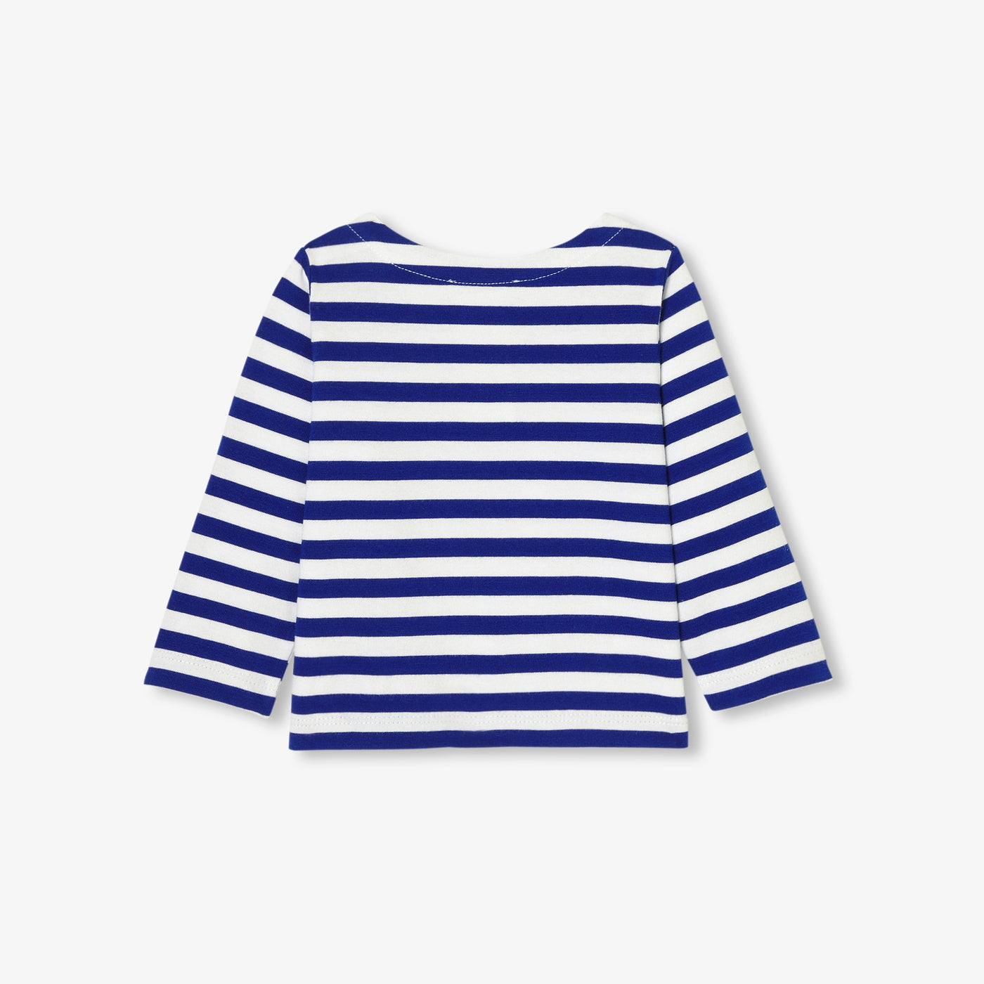 Baby boy Breton tee - blanc/marine
