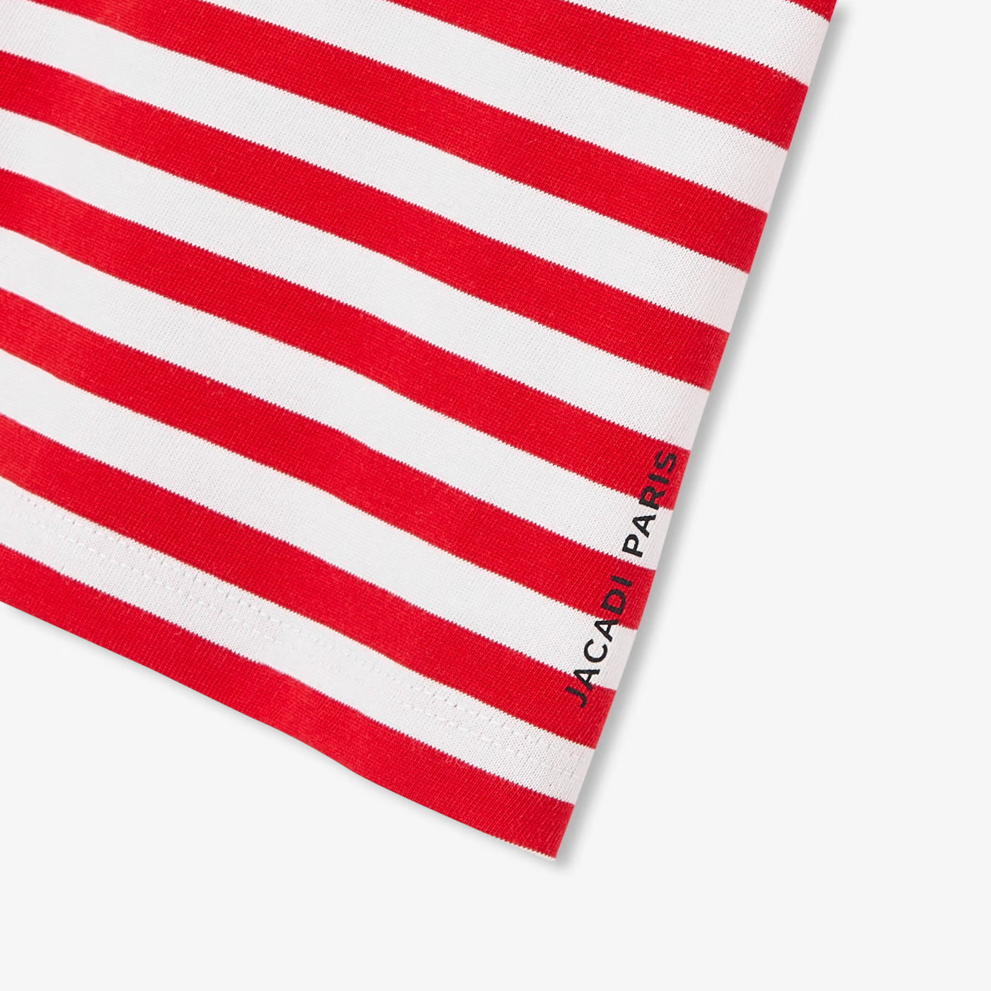 Baby boy's short-sleeved sailor shirt - white/red
