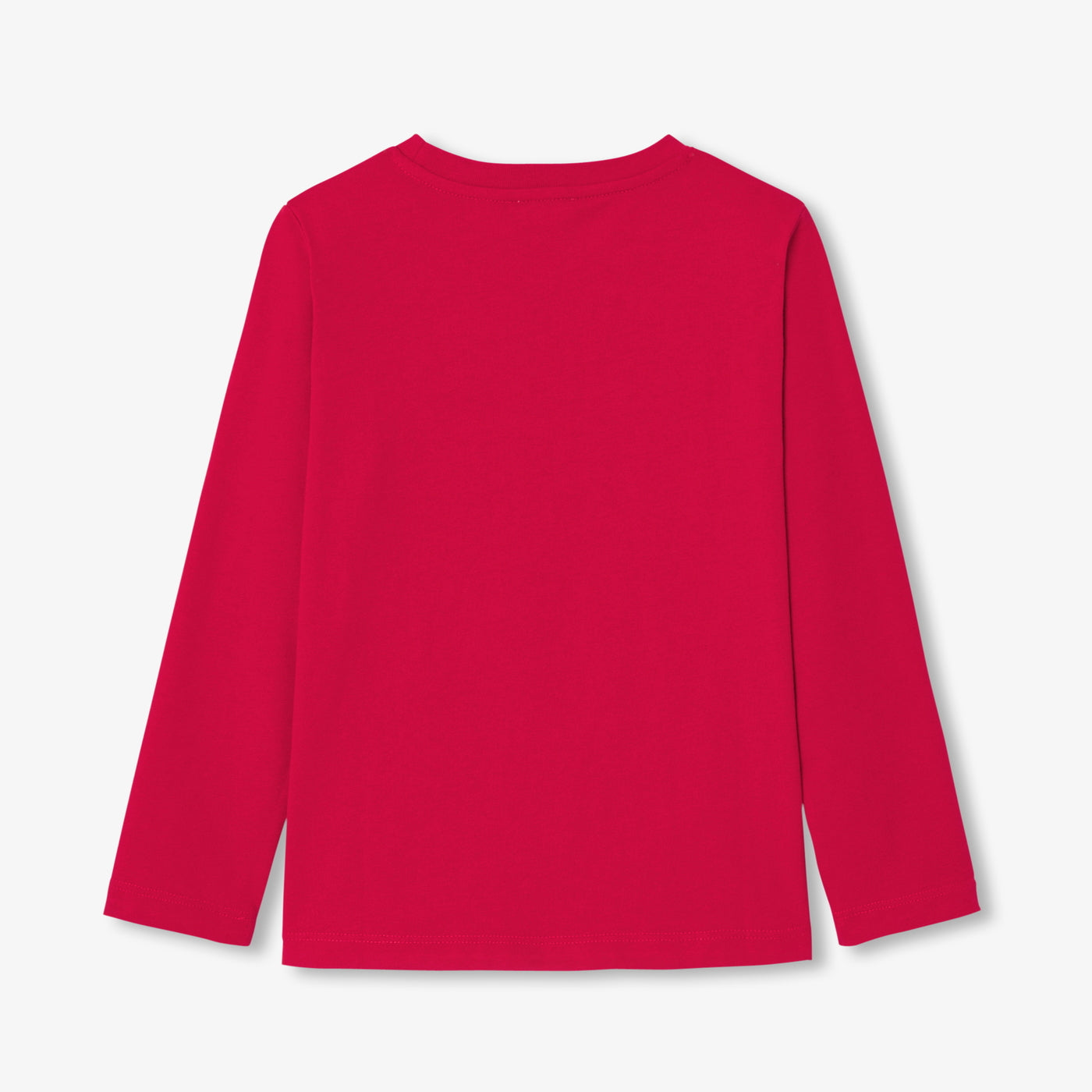Boy long-sleeved T-shirt - rouge brique