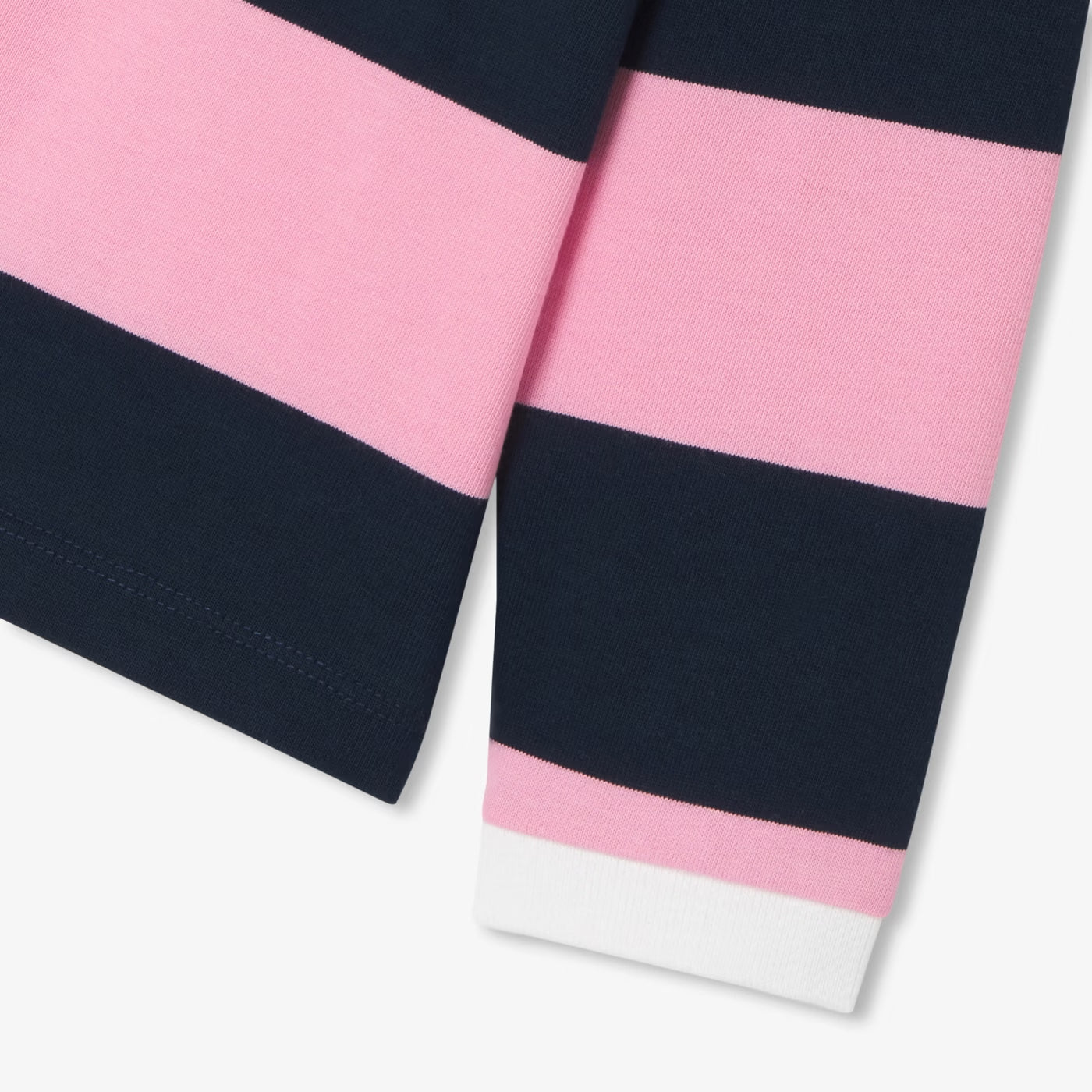 Boys' cotton polo shirt - pink/blue