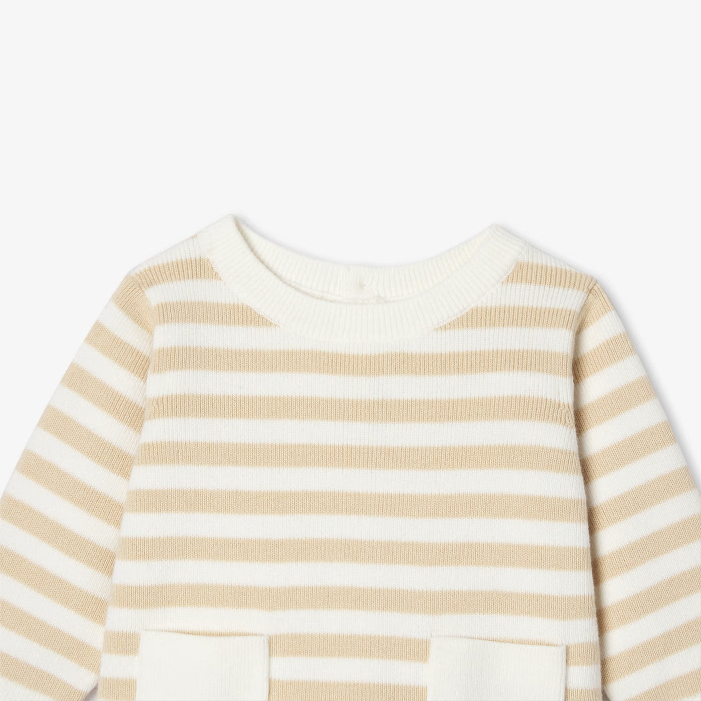 Baby comfort knit set - soft white/multicolor