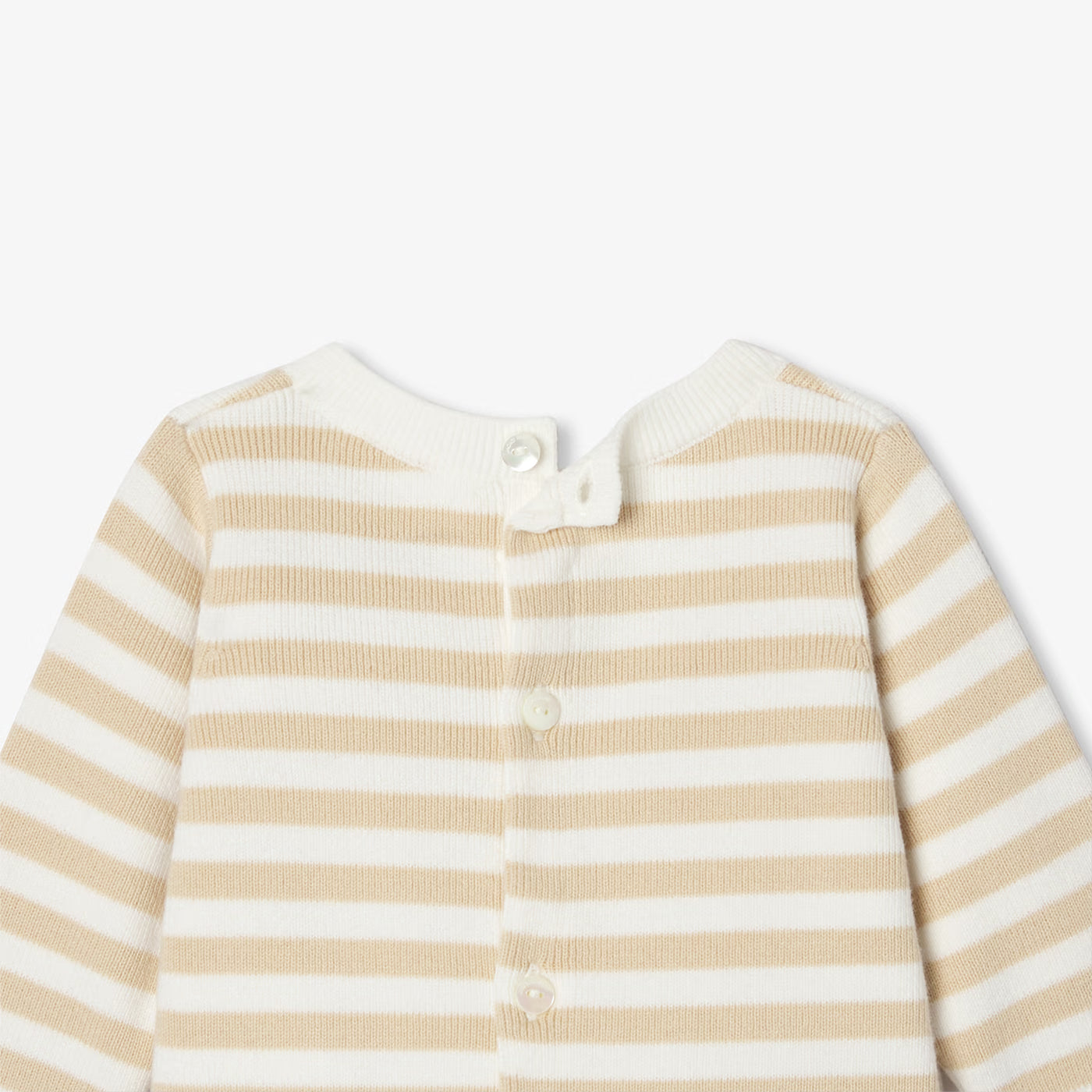 Baby comfort knit set - soft white/multicolor