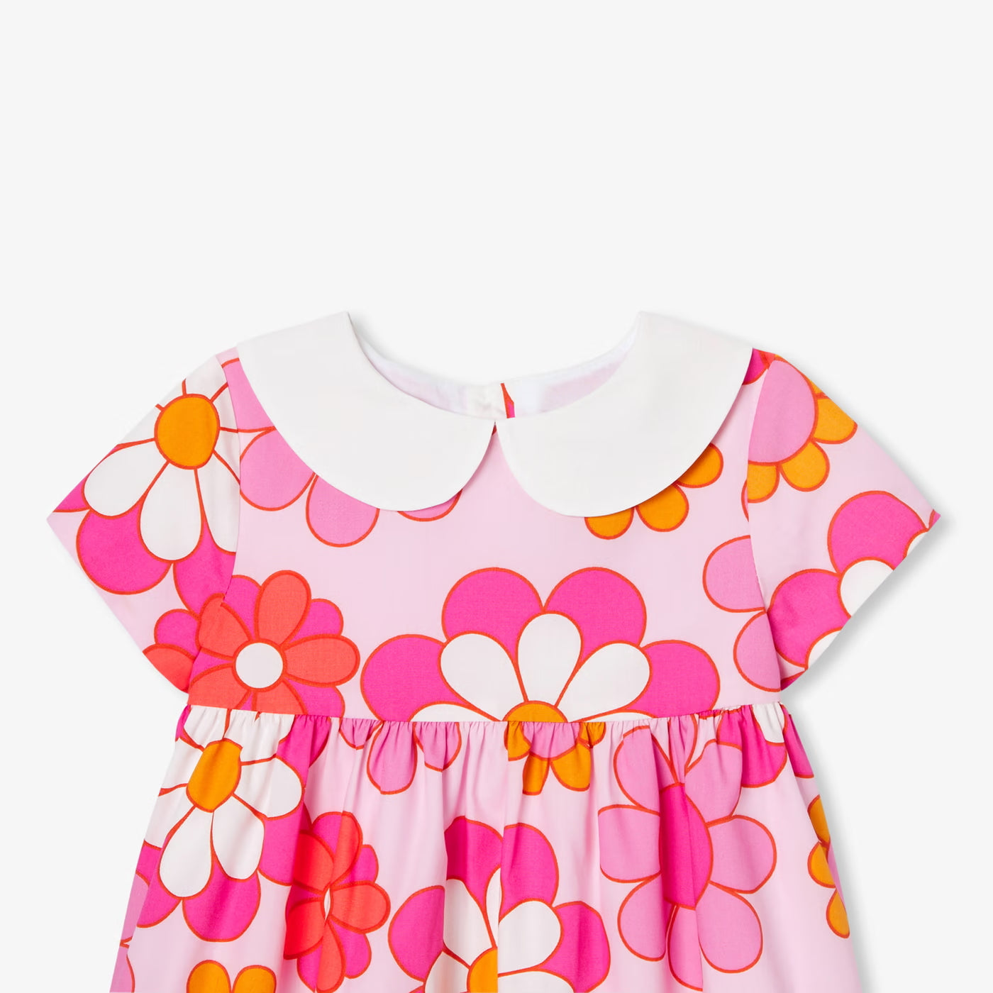 Baby girl floral dress - white/multicolor