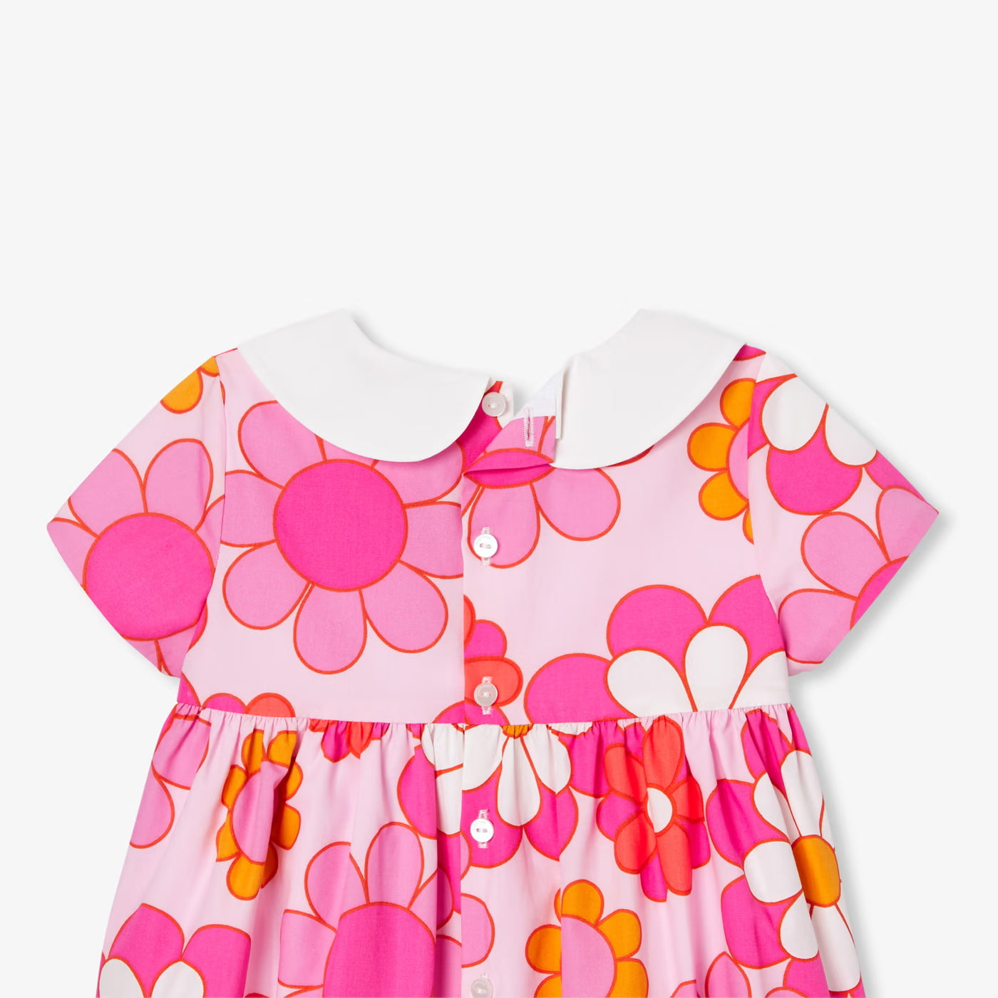 Baby girl floral dress - white/multicolor