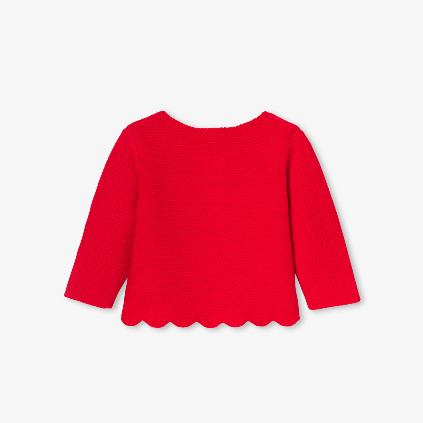 Baby girl cotton cardigan - rouge jacadi