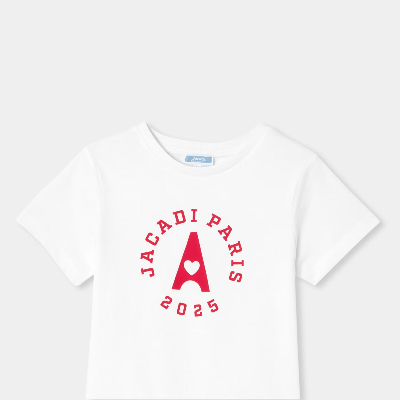 Jacadi white cotton t-shirt for girls