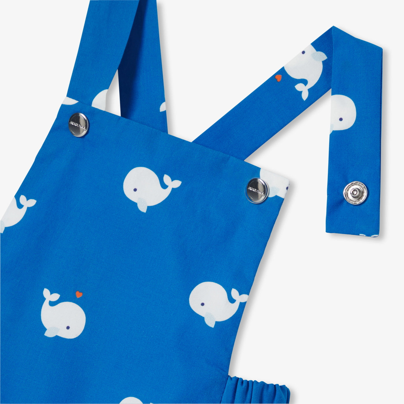 Baby short poplin overalls