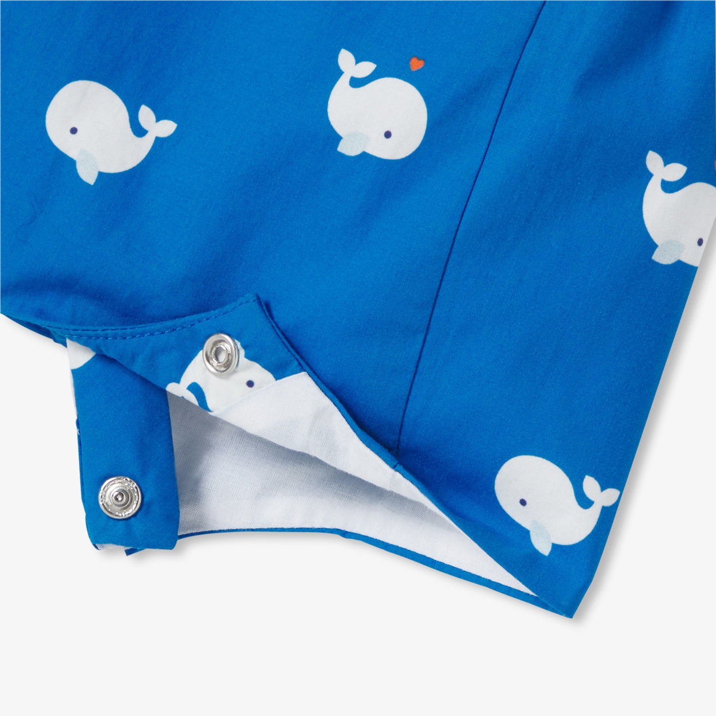 Baby short poplin overalls