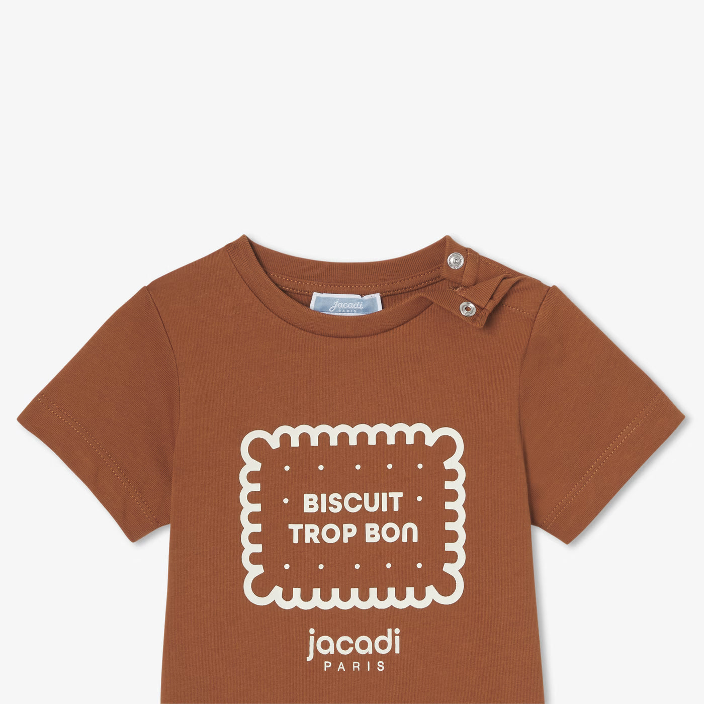 Baby cotton t-shirt - cognac