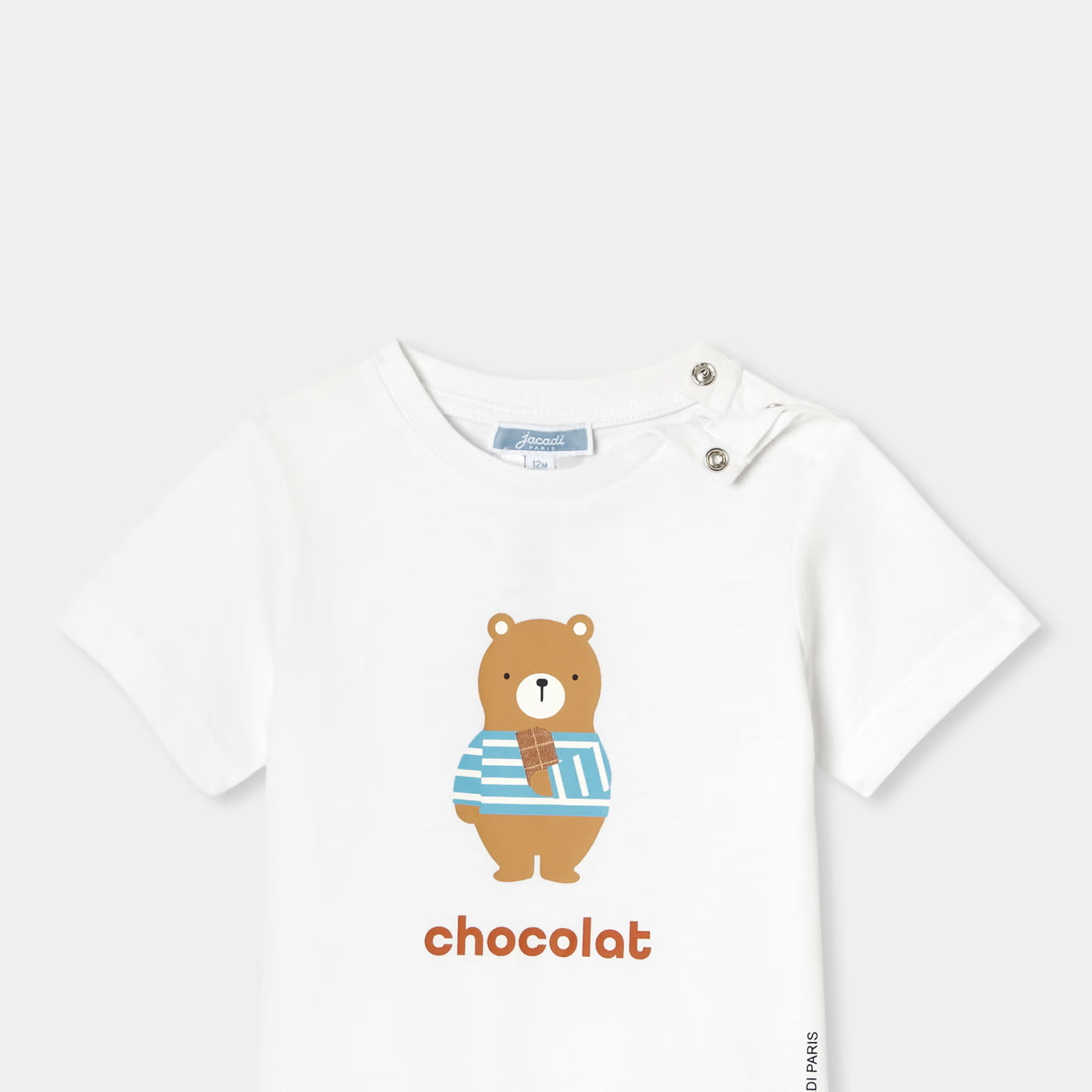 Baby boy cotton t-shirt - white jacadi