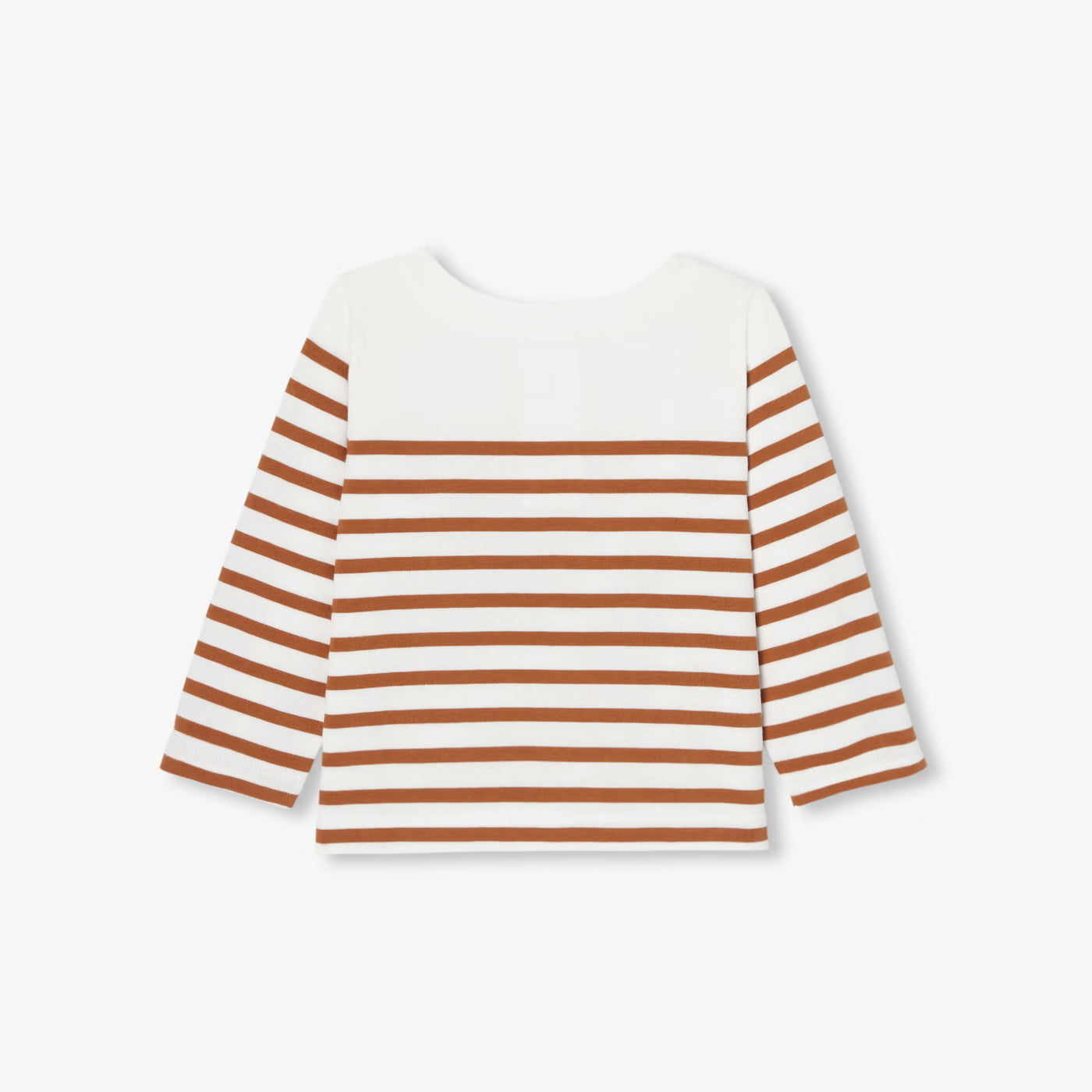 Baby boy sailor top - white/beige