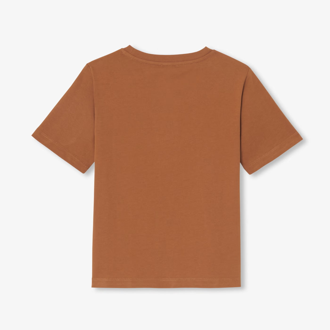 Children's cotton T-shirt - cognac