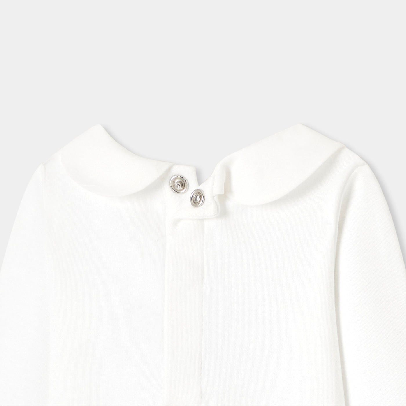 Baby girl cotton bodysuit - blanc jacadi