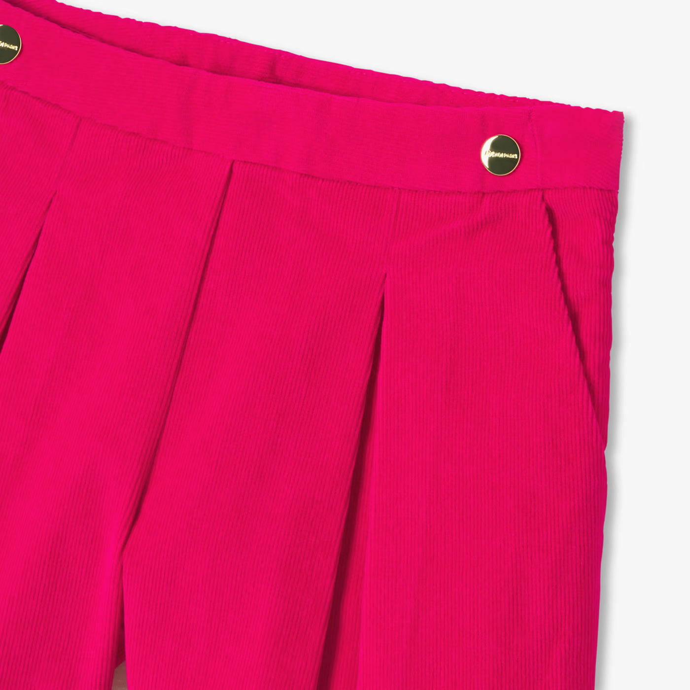 Girl velvet skort - rose grenadine