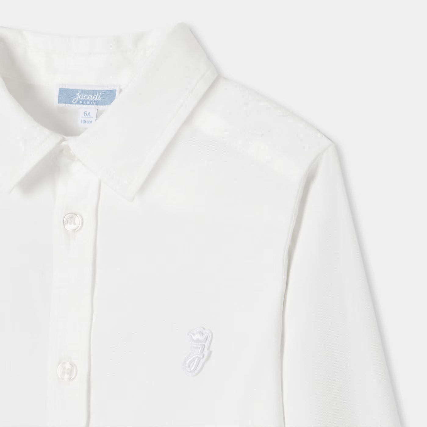 Jacadi white Oxford cotton boy's shirt