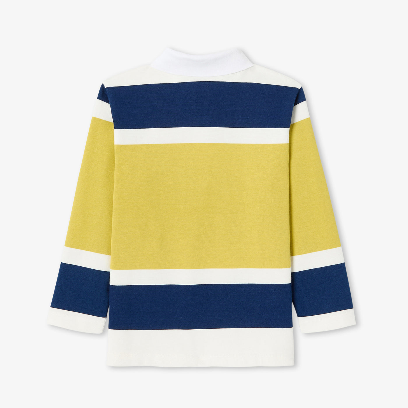 Boy polo shirt - blanc/jaune