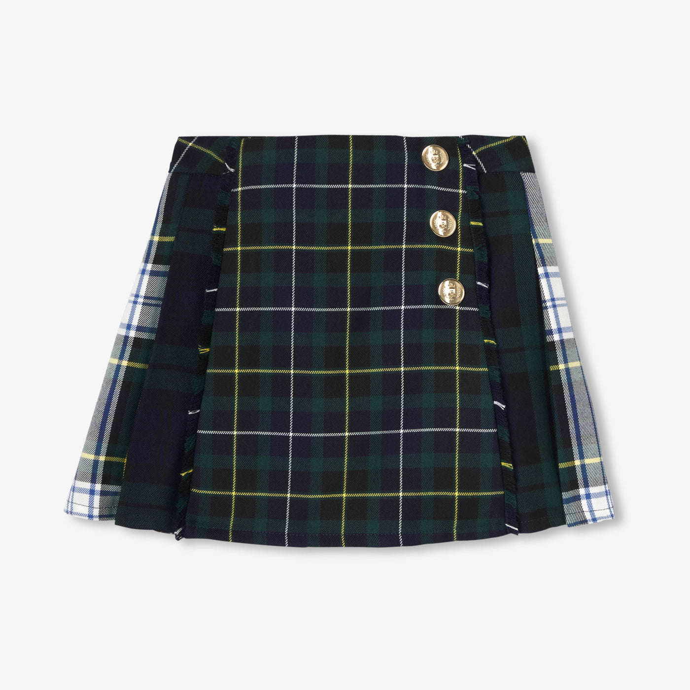 Girl tartan skirt - multico
