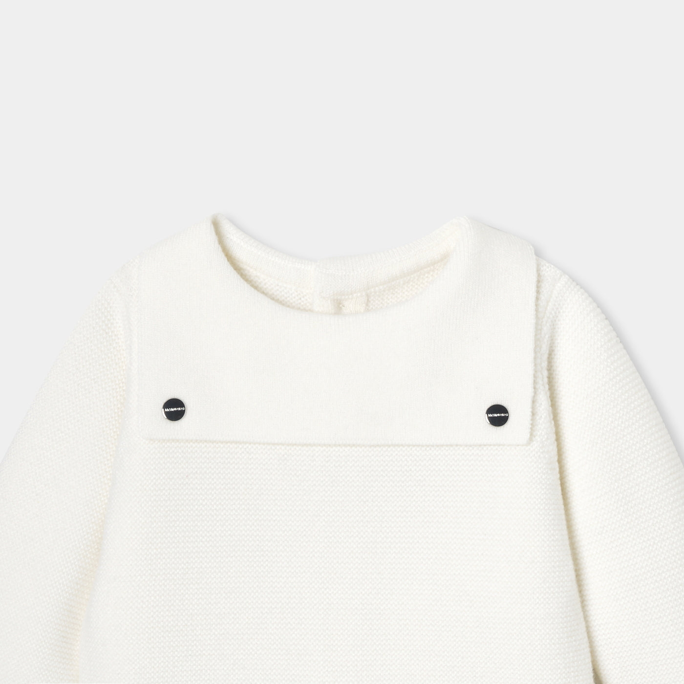 No. 10 Baby wool knit set - blanc doux jacadi