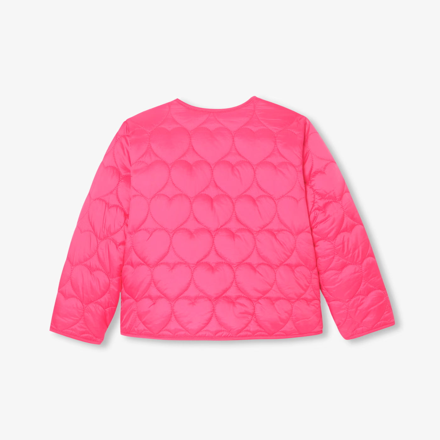 Girl lightweight padded jacket - rose bubble