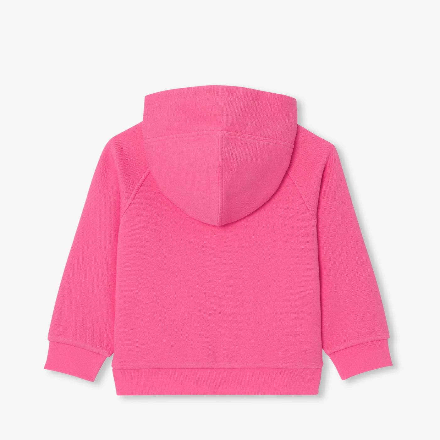 Girl zip-up sweatshirt - fuschia clair