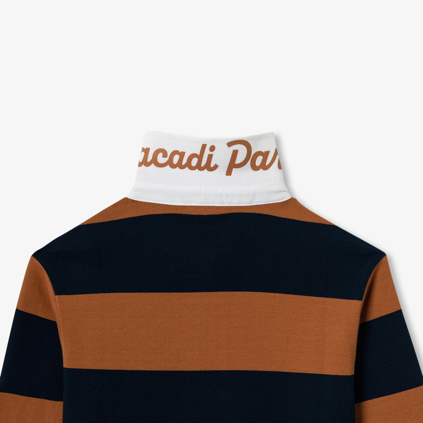 Boy rugby polo shirt - marine/ecru