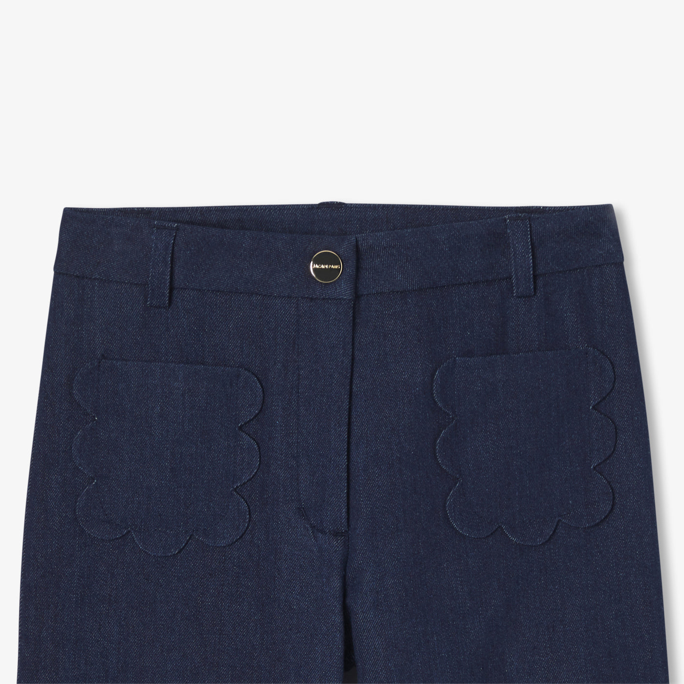 Girl wide-leg jeans - denim fonce