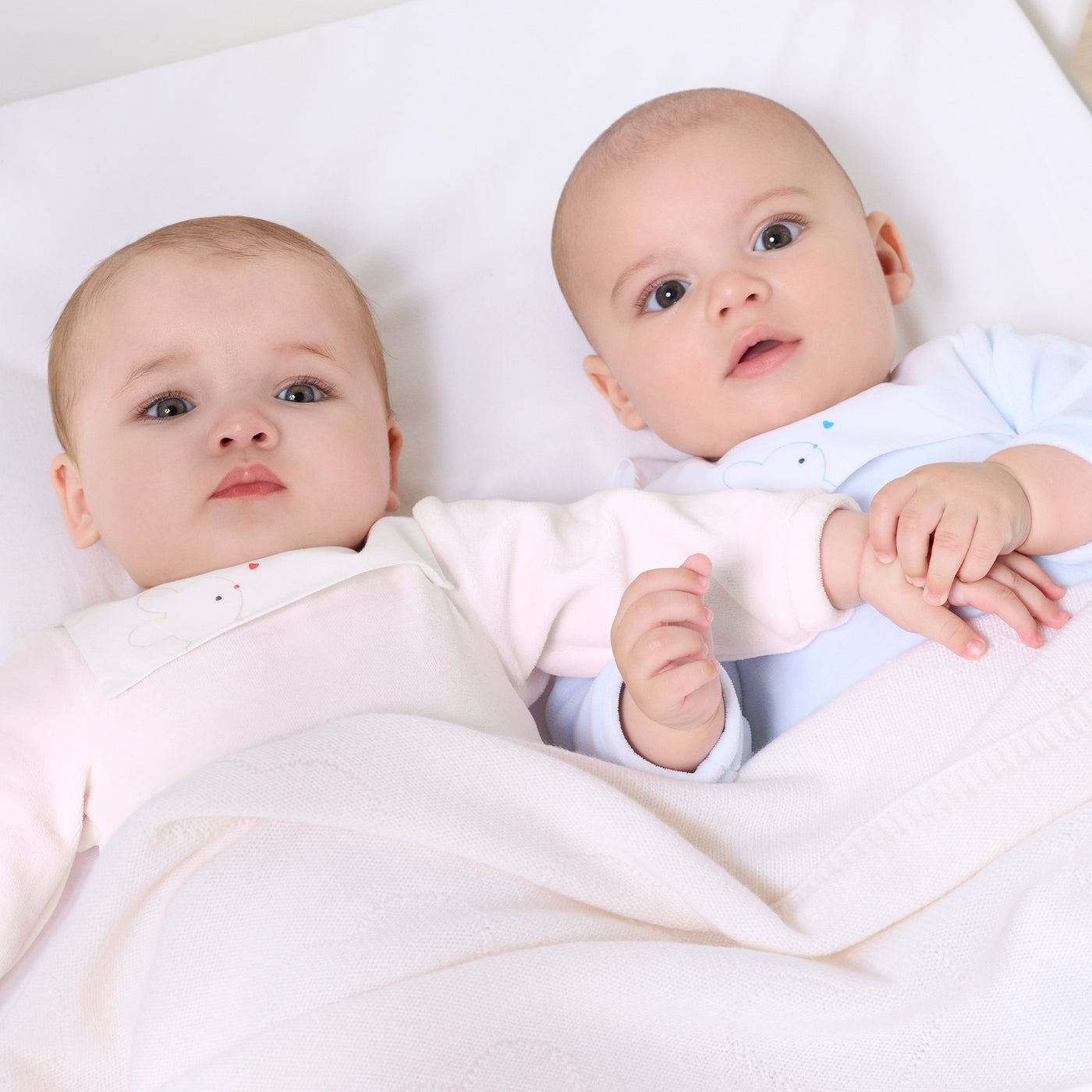 Baby girl velvet pyjamas - rose pale jacadi