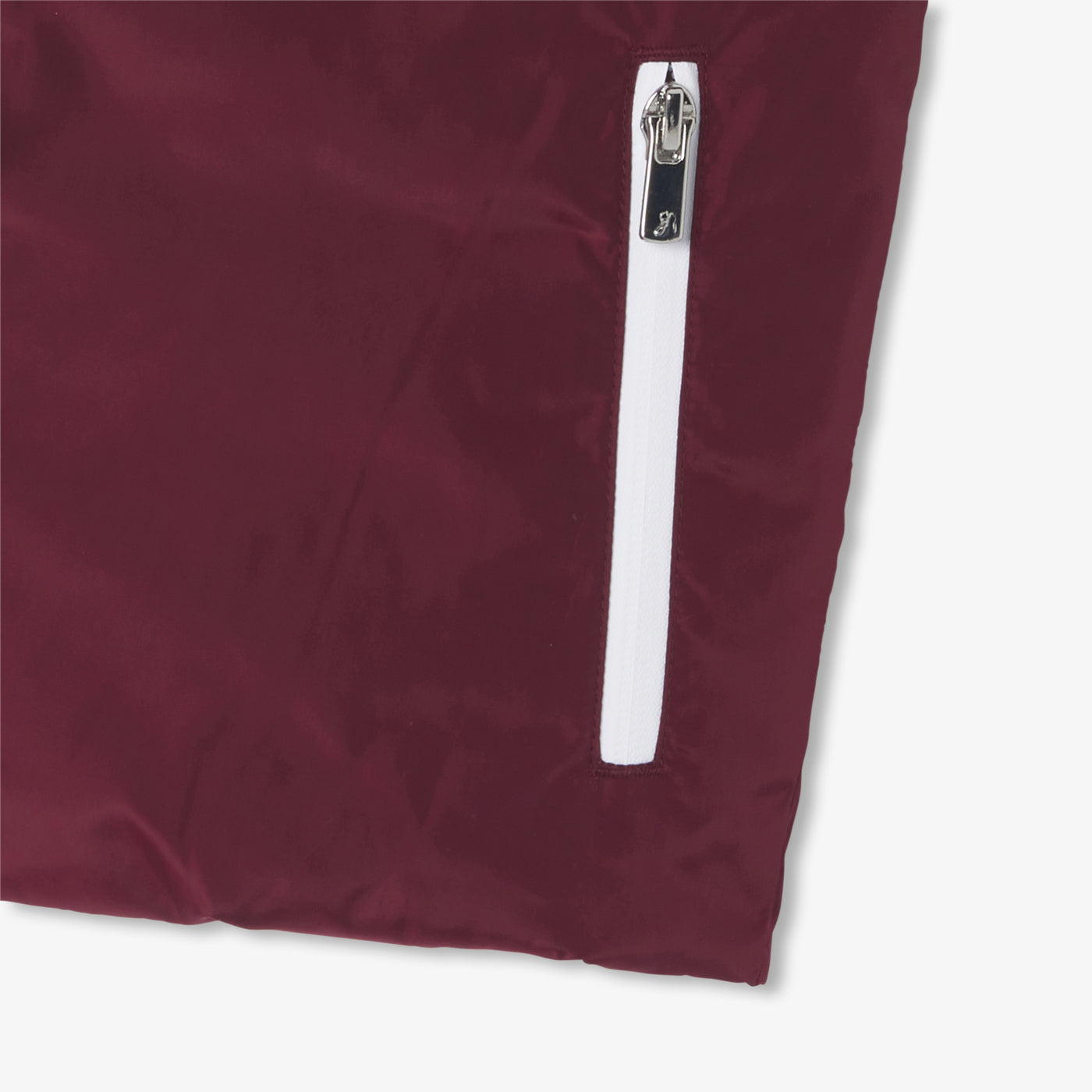 Boy reversible sleeveless down jacket - marine/bordeaux