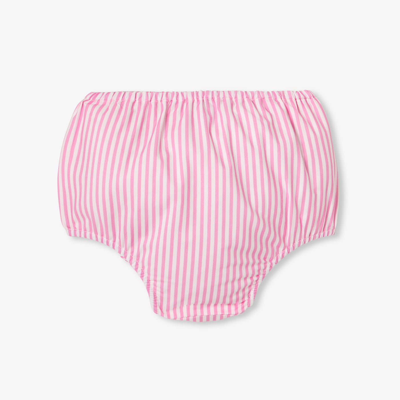 Baby girl sleeveless dress in poplin - rose/multico