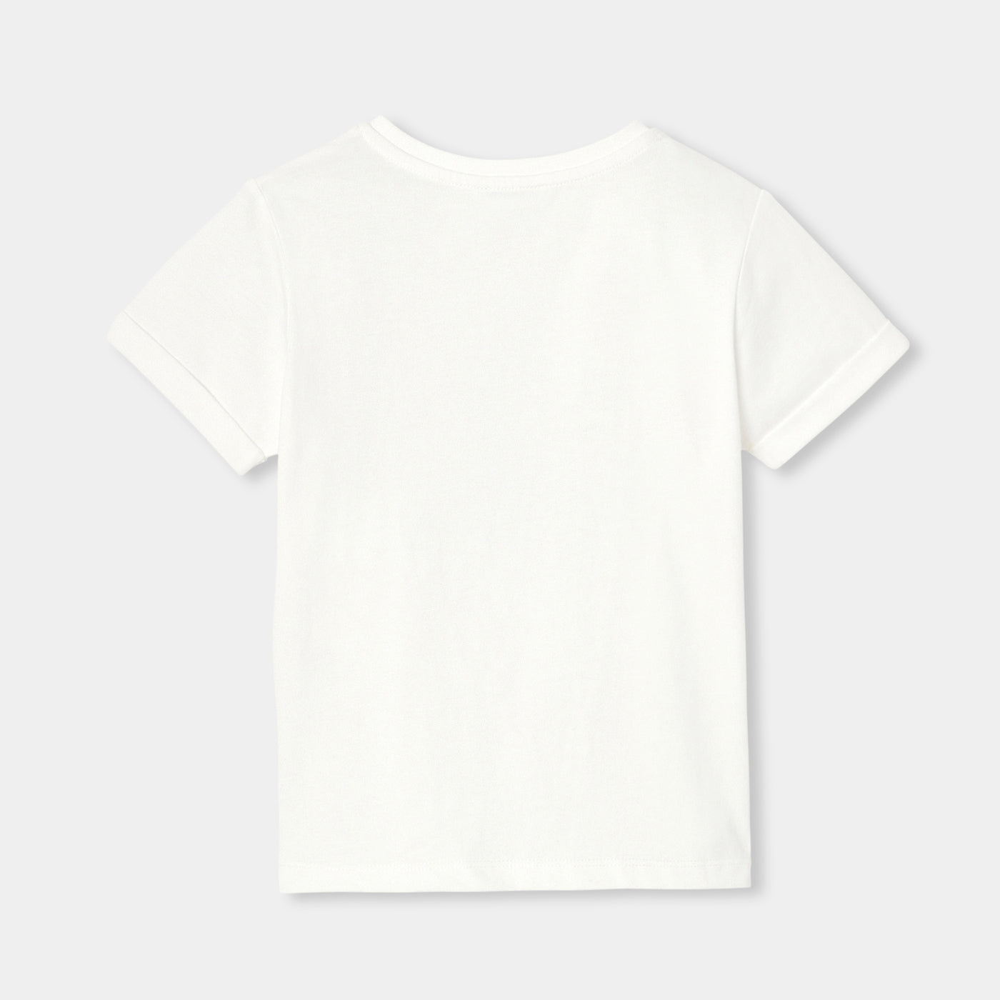 Girl cotton T-shirt - blanc doux jacadi