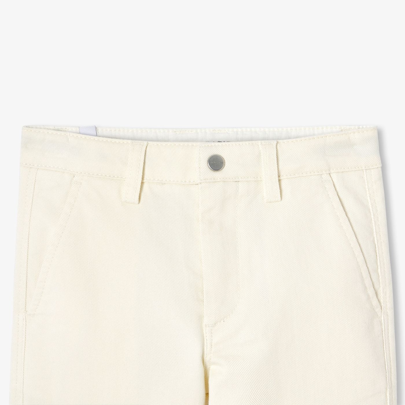 Boy twill chino pants - ecru
