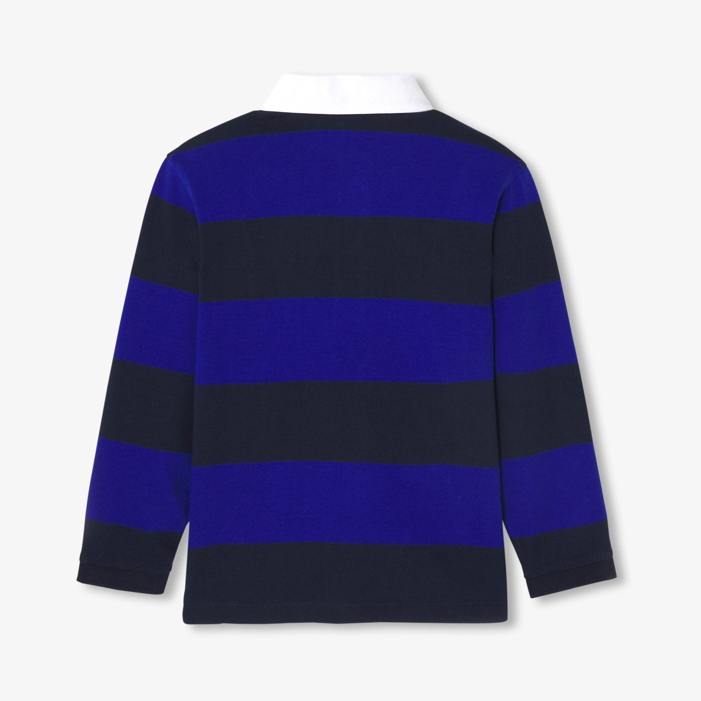 Child long-sleeved rugby polo shirt - marine/bleu