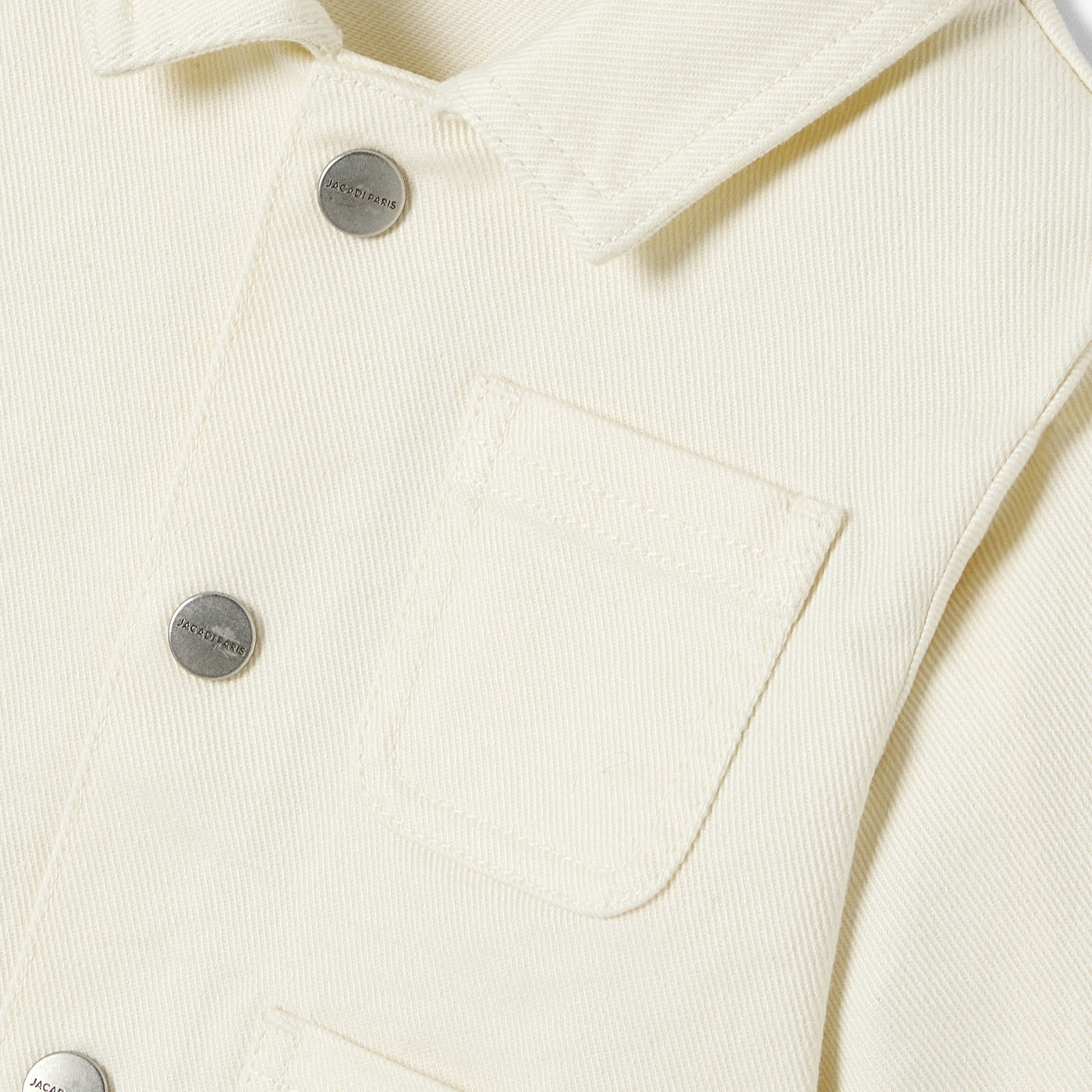 Baby cotton workwear jacket - ecru