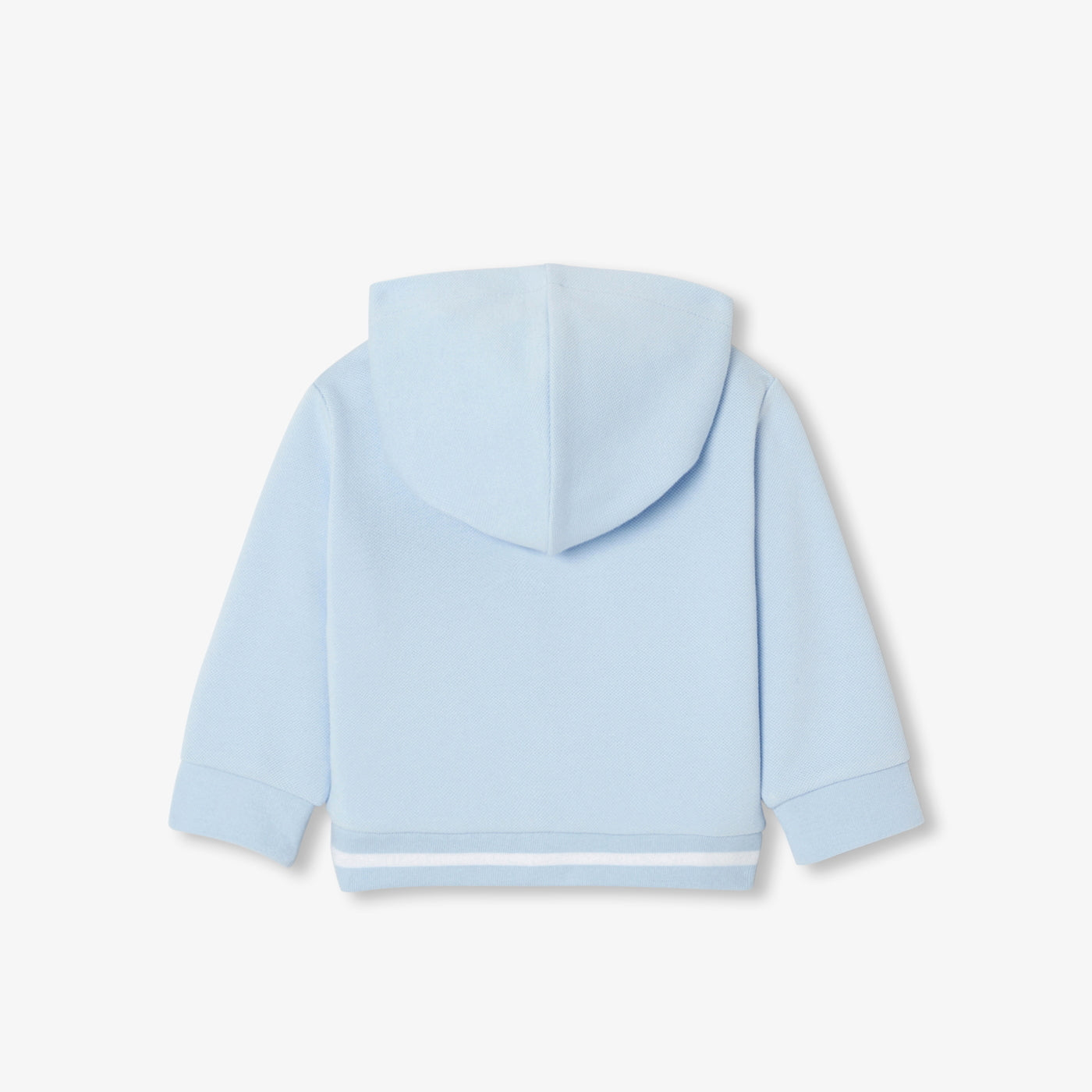Baby boy piqué zip-up sweatshirt - bleu clair jacadi