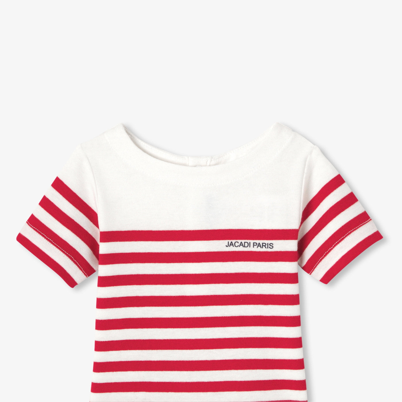 Baby boy sailor bodysuit - blanc/rouge