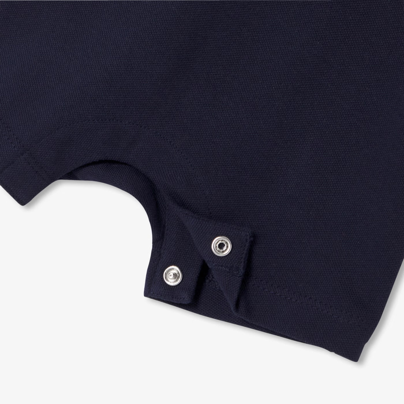 Baby boy polo shirt jumpsuit - encre
