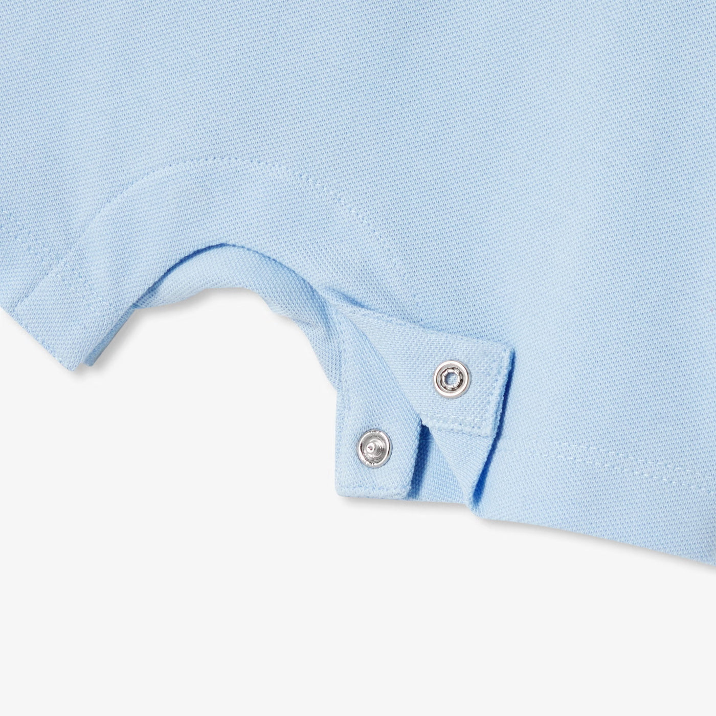 Baby boy polo shirt jumpsuit - bleu clair jacadi