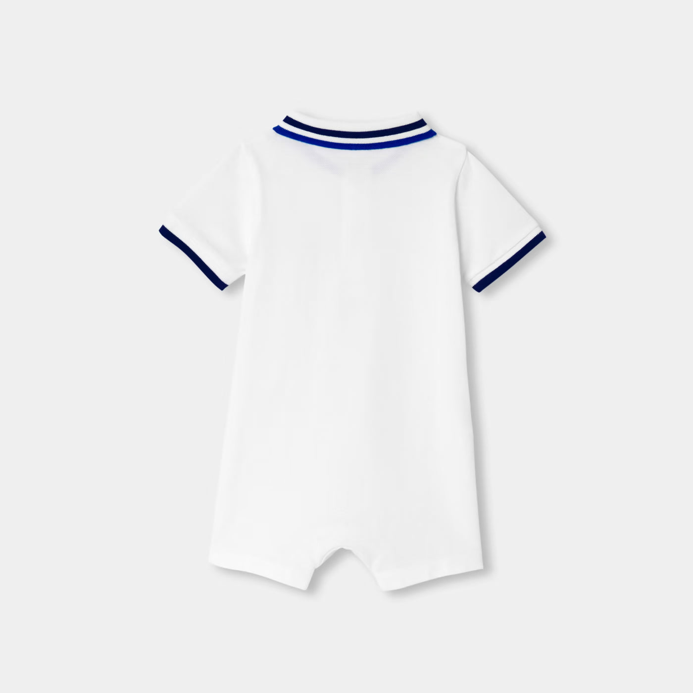 Baby boy polo shirt jumpsuit - blanc jacadi
