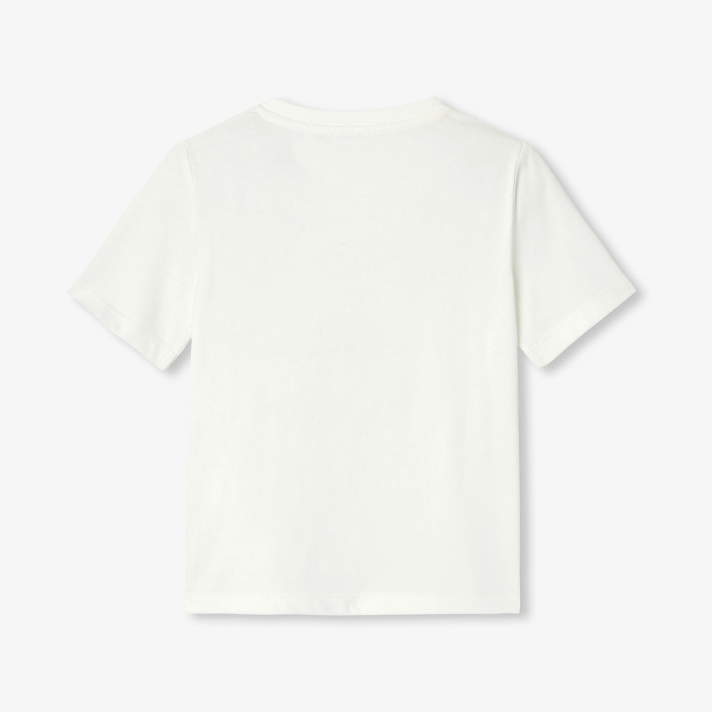 Child unisex cotton T-shirt - blanc doux jacadi