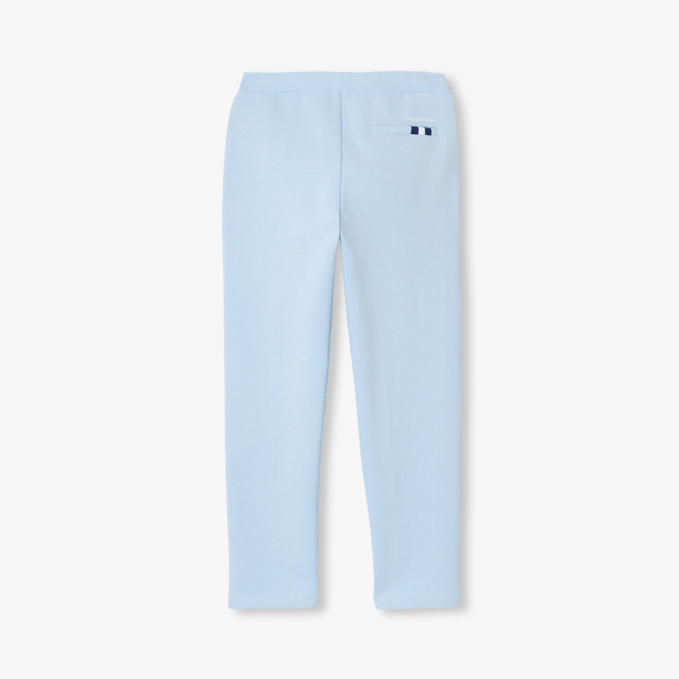 Boys' double-sided piqué jogging pants - bleu clair jacadi