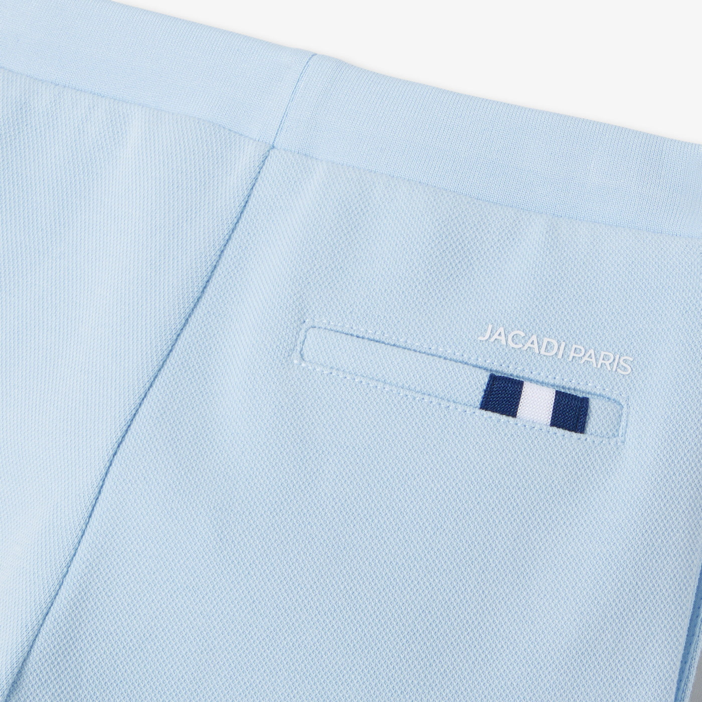 Boys' double-sided piqué jogging pants - bleu clair jacadi