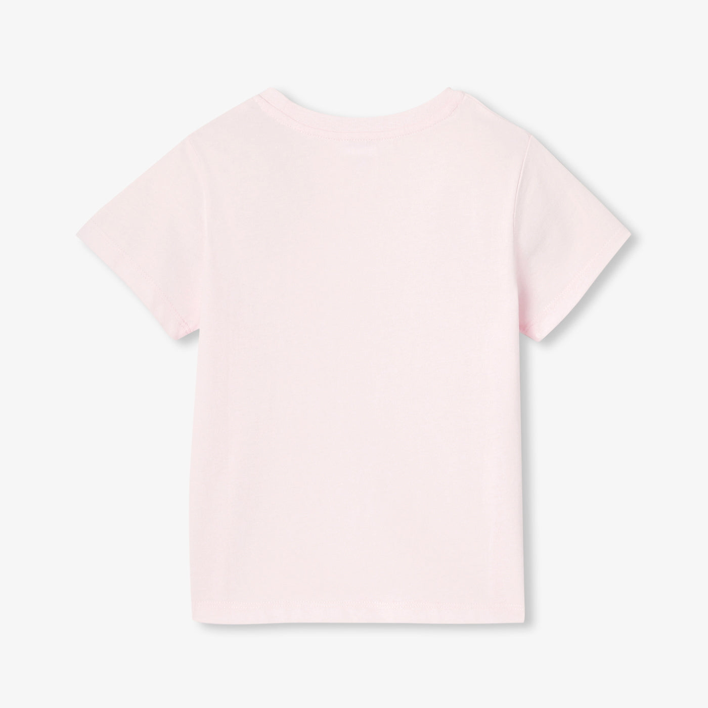 Girl short-sleeved T-shirt - rose poudre jacadi